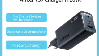 ANKER 120W 超高速充電器（コンセントCタイプ EU用）